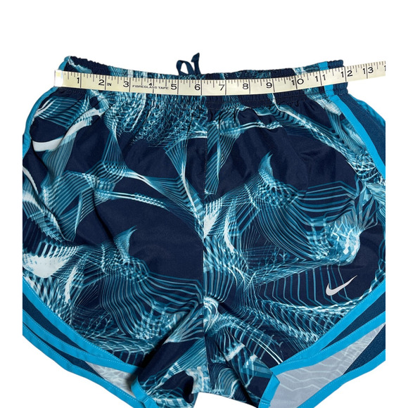 Nike Dri-Fit Dry Tempo Running Athletic Shorts Blue Chemistry Womens Size Small - Picture 11 of 13